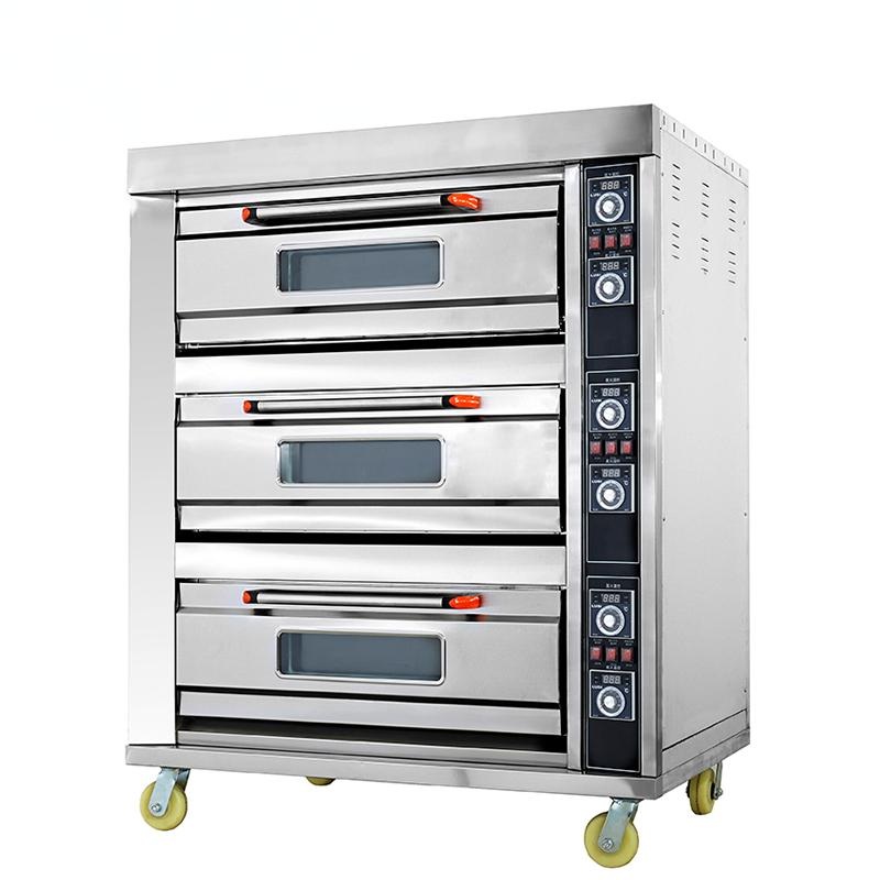 Electric 3 Deck 6 Tray Oven